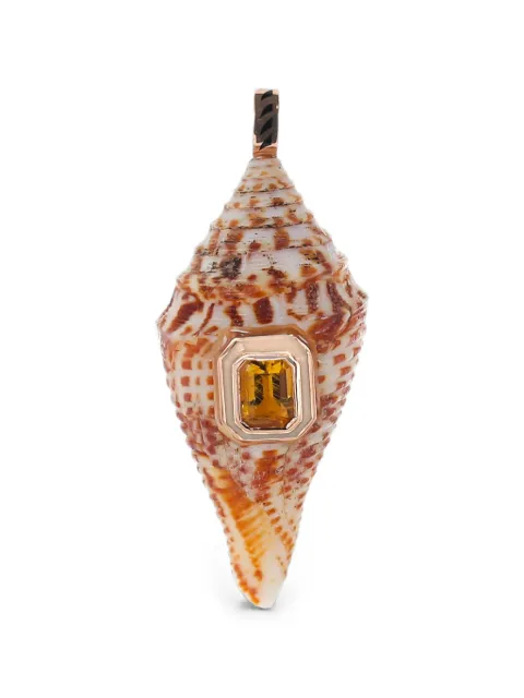 Dezso conus-shell scapolite pendant Pink WNSFEMOLE