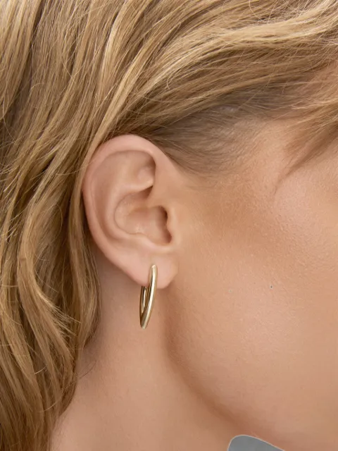 Jennifer Fisher Marquise huggie earrings Gold 598827GLD710