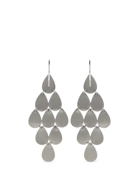 Irene Neuwirth nine-drop chandelier earrings Silver E113WG