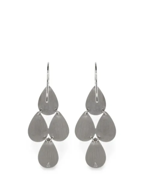 Irene Neuwirth four-drop chandelier earrings Silver E114WG