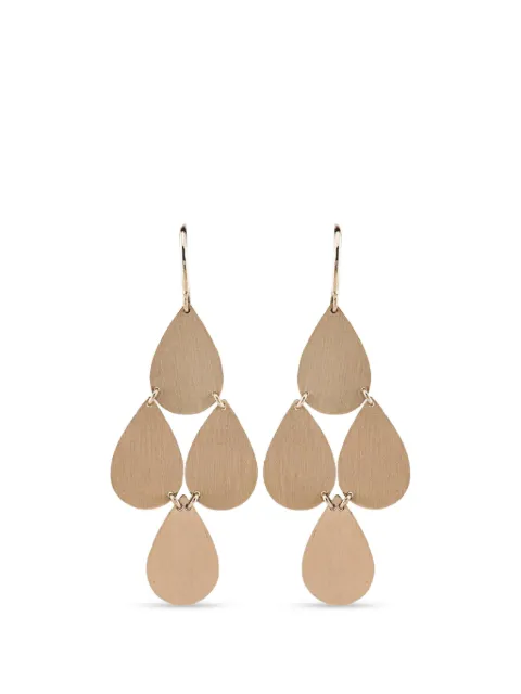 Irene Neuwirth four-drop chandelier earrings Pink E114RG