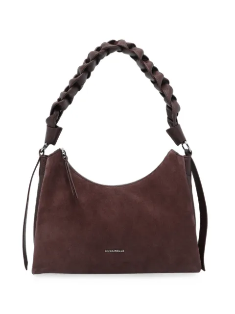 Coccinelle Boheme suede shoulder bag Brown E1P6P130301