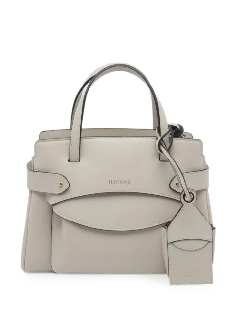 HIDESINS Lullaby Fiore leather tote bag White LB26FLBTT