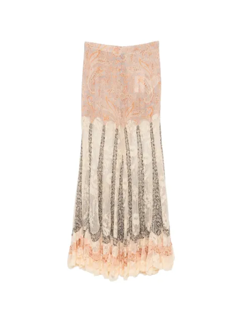 ZIMMERMANN panelled flared trousers Neutrals 9732PF261