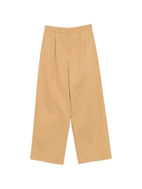 LOEWE wide-leg pleated trousers Neutrals H526Y04X67