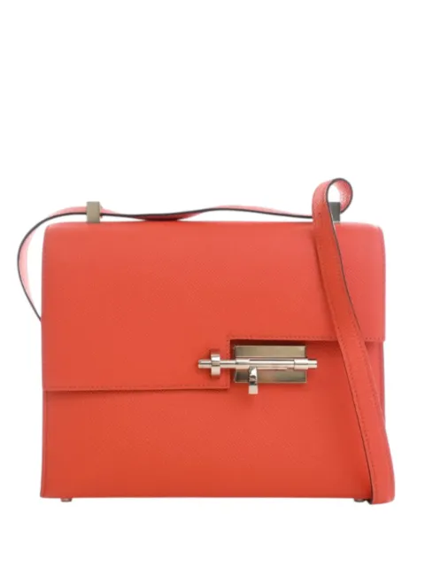 Hermès Pre-Owned 2017 Epsom Verrou 23 shoulder bag Orange BCIE3GZMD5CS3EYS