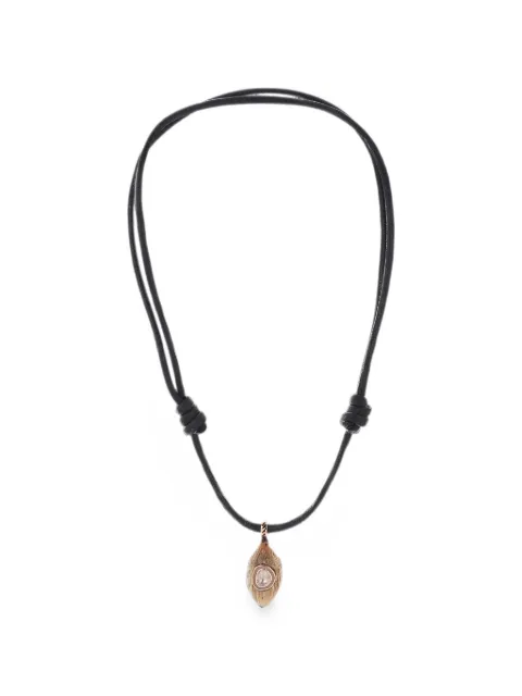 Dezso Coquito diamond pendant necklace Pink WCQLPKDME