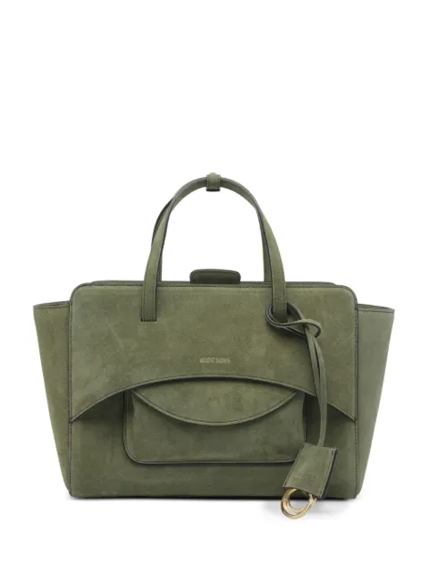 HIDESINS Flap M leather tote bag Green FL12SDOLV