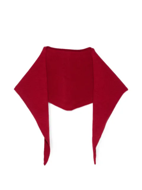 BeYou triangular knitted scarf Red CD7050F6
