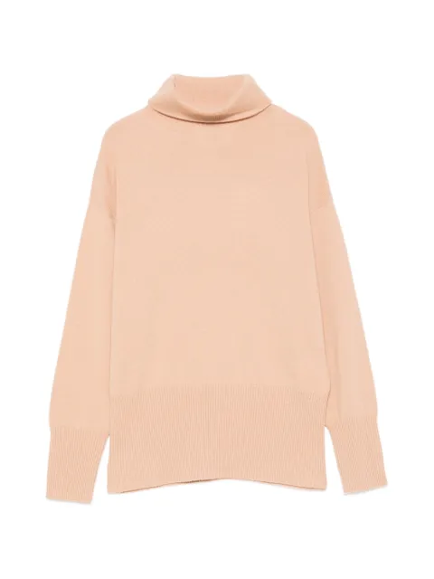 ALPHA STUDIO roll-neck ribbed-trim sweater Neutrals AD8290H