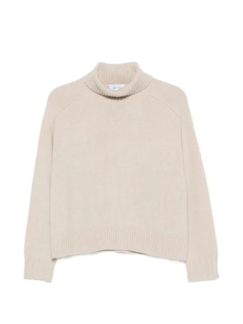 BeYou ribbed-knit turtleneck sweater Neutrals CD4070F6