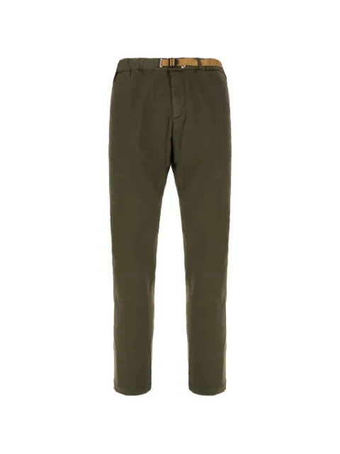 White Sand belted elasticated-waist chinos Green 26SU6605