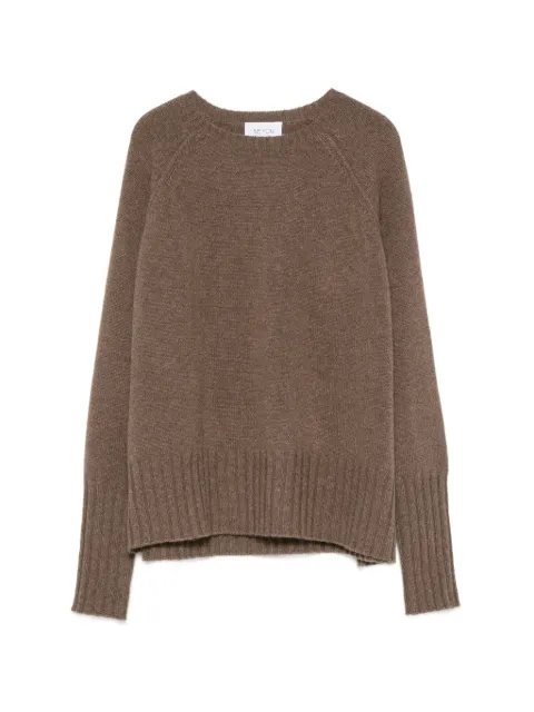 BeYou long-sleeve ribbed-trim sweater Brown CD1175F6