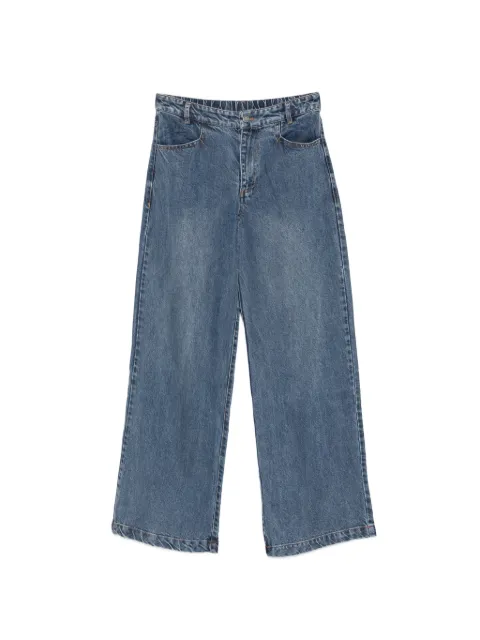Xirena elasticated-waistband straight-leg jeans Blue X7DND046