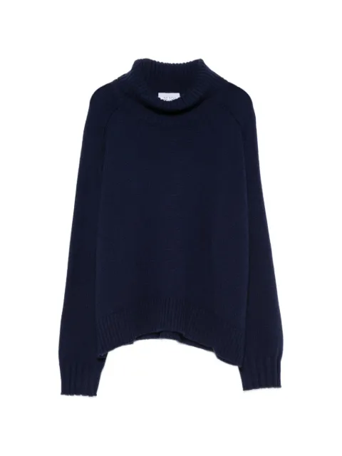 BeYou ribbed-knit roll-neck sweater Blue CD4070F6