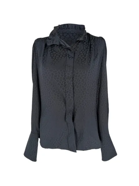 Isabel Marant Vintage animal-print blouse Black RFCPUGBCL780346W