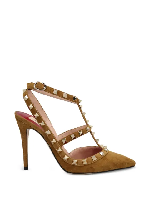 Valentino Garavani Rockstud caged pumps Brown WS0393CVB