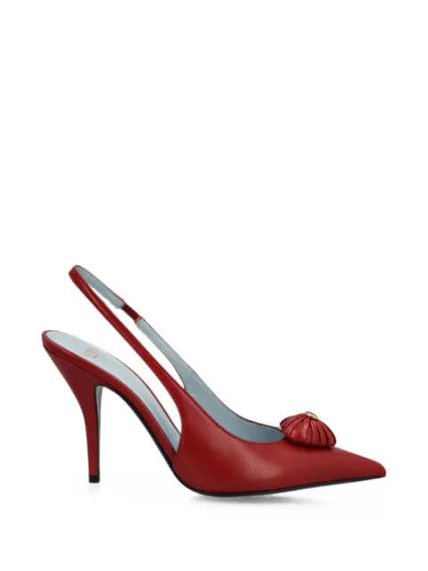 Valentino Garavani VLogo Signature slingback pumps Red WS0PR9DMD