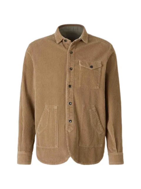 Nine In The Morning corduroy-texture button-up jacket Neutrals CO165100COTTON
