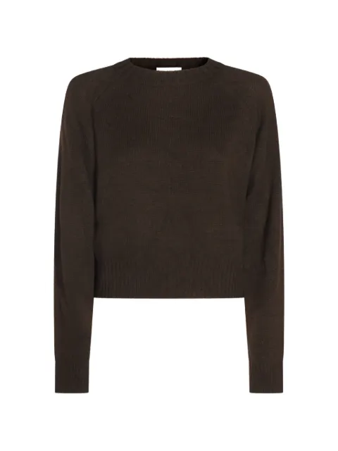 Allude raglan-sleeve sweater Brown 26511202