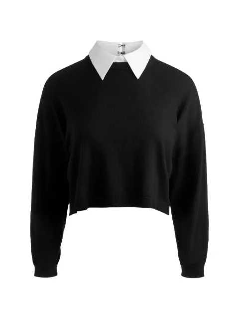 alice + olivia Rhett detachable-collar sweater Black CL000533738