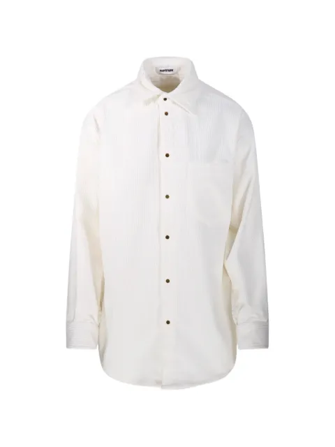 DARKPARK Anne corduroy chest-pocket shirt Neutrals WSH04FAC195