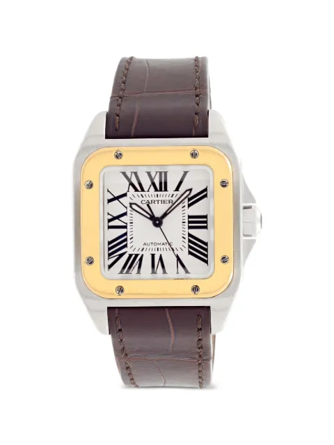Cartier Santos 100 33mm watch White 2878