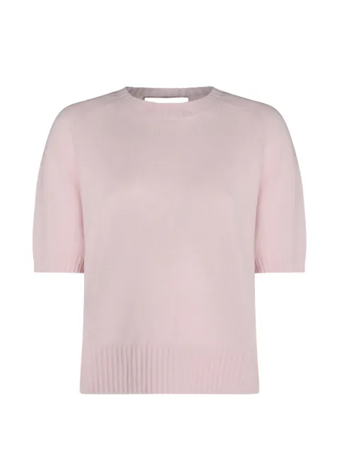 Allude short-sleeve cashmere top Pink 2651115260