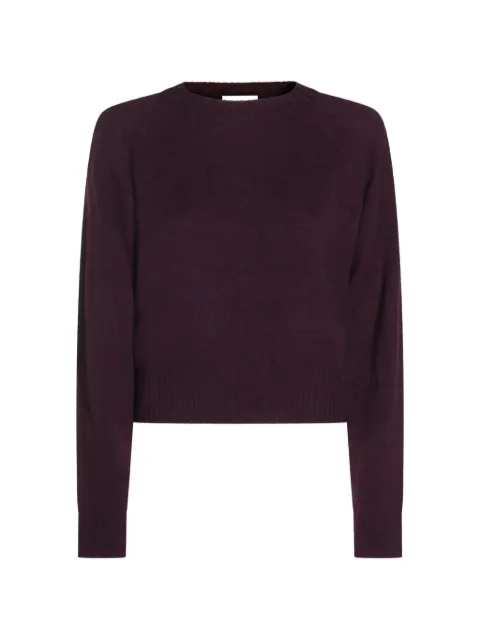 Allude cashmere raglan-sleeve sweater Purple 26511202