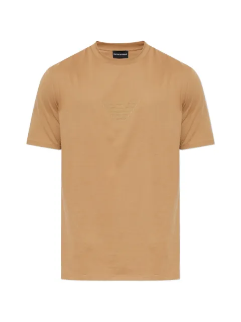 Emporio Armani T-shirt essential slim-fit in pima cotton jersey Neutrals EM004583AF13669