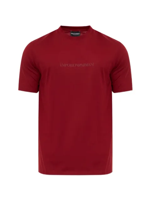 Emporio Armani T-shirt Essential slim-fit in pima-cotton jersey Red EM004583AF13669