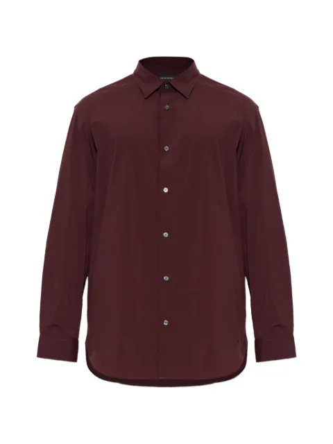 Emporio Armani regular-fit shirt in stretch fabric Red EM006690AF27876