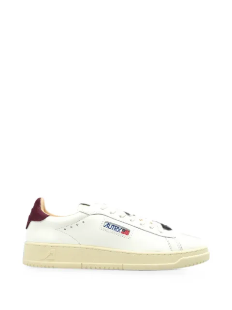 Autry Dallas low sneakers in marshmallow and fig leather White ADLMMR27