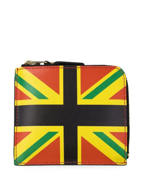 Denim Tears x Comme des Garçons Union Jack zip-around wallet Black DT883