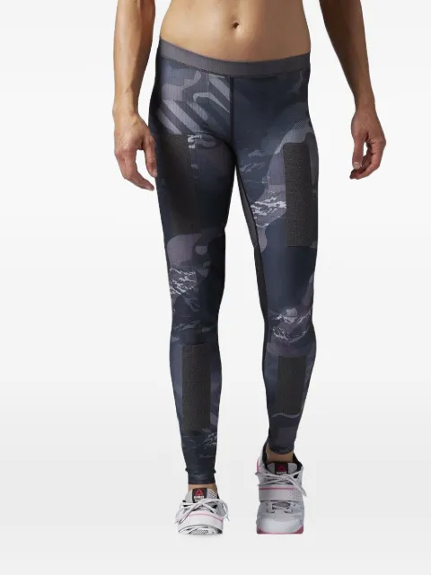 Reebok Crossfit panelled compression leggings Grey AI9472