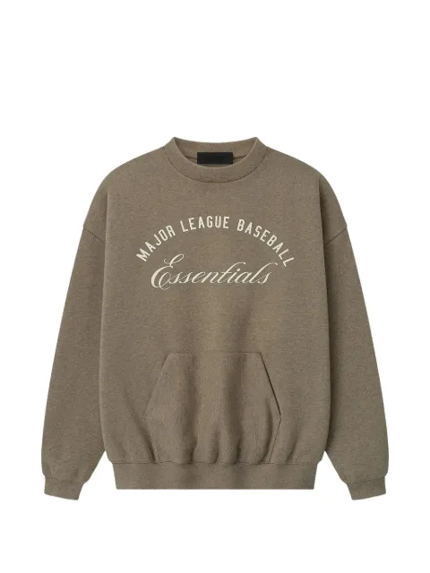 FEAR OF GOD ESSENTIALS x MLB logo-print sweatshirt Neutrals 192ML254306F