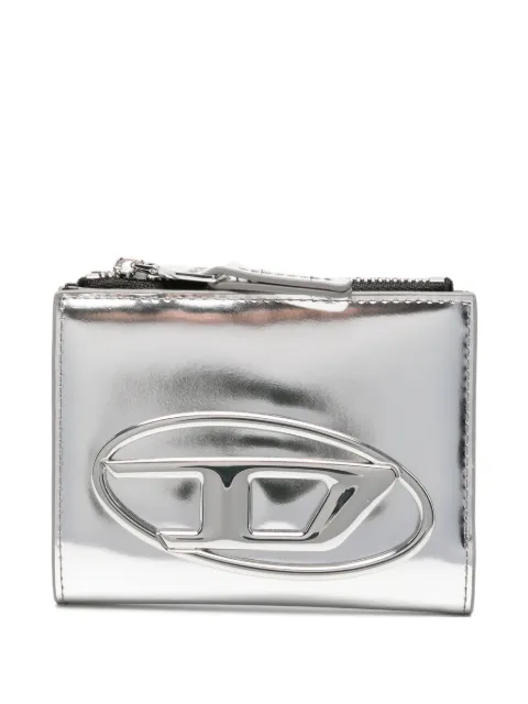 Diesel Oval D leather wallet Grey X09888PS202