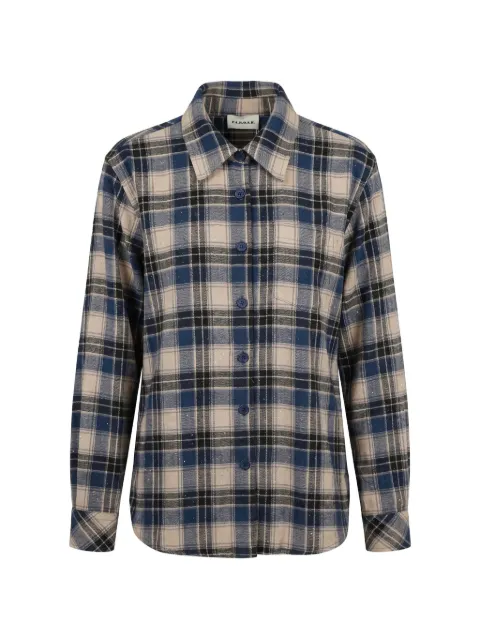 P.A.R.O.S.H. check-print cotton shirt Neutrals COWBOYD380669