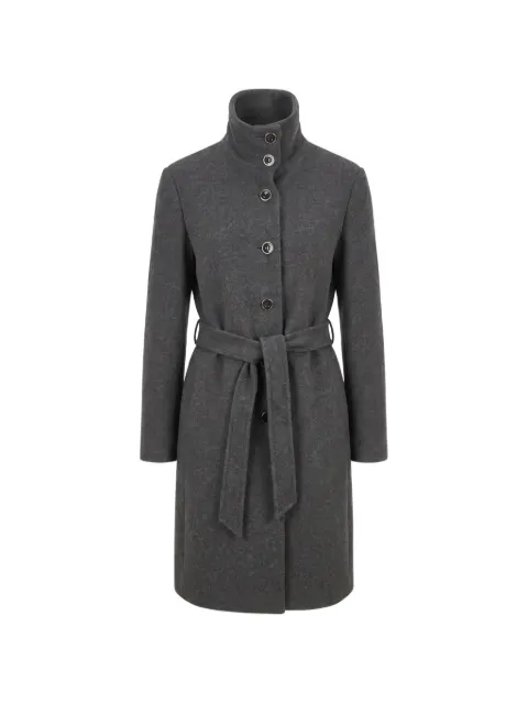 PINKO wool-blend coat with high neck and belt Grey 107521A3FG
