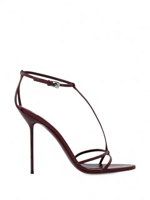 Paris Texas Lidia patent-finish sandals Red PX1941XVN01