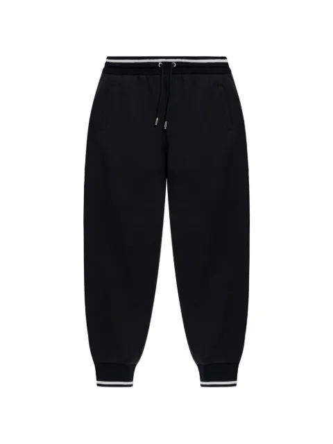 Dolce & Gabbana cotton jogging trousers with embroidery Black GVS2HZG7P9L