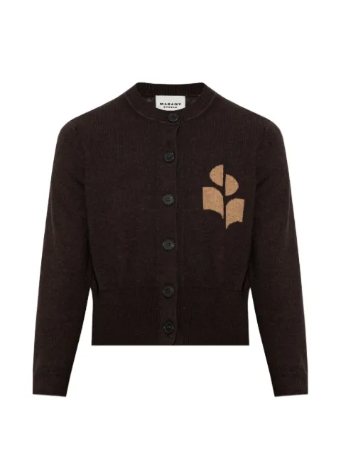 MARANT ÉTOILE Newton cardigan Brown CA0040FAA1X05E