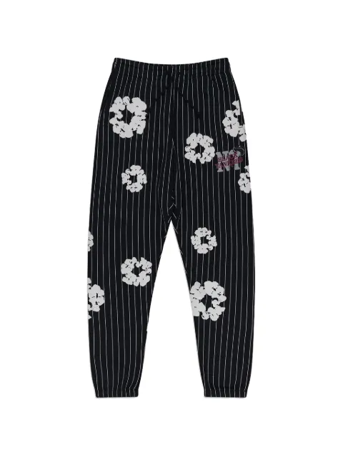 Denim Tears Yankees Cotton Wreath track pants Black DT889