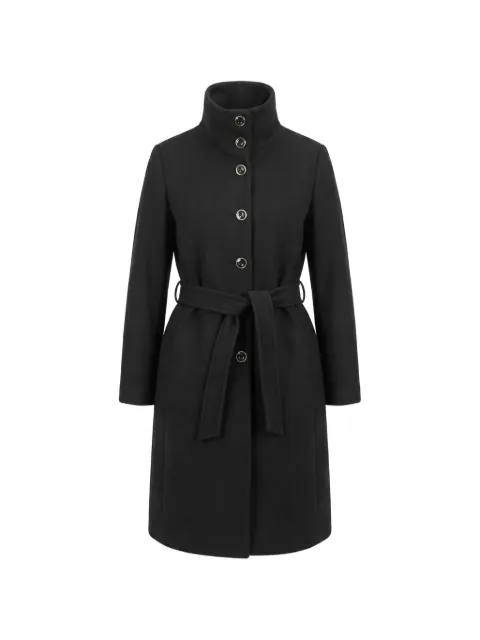 PINKO wool-blend coat with high neck and belt Black 107521A3FG