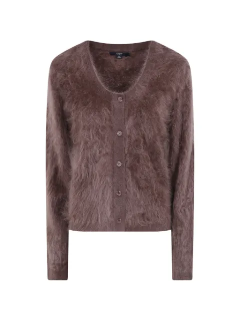 Seventy brushed-finish cashmere cardigan Brown MT4234900356