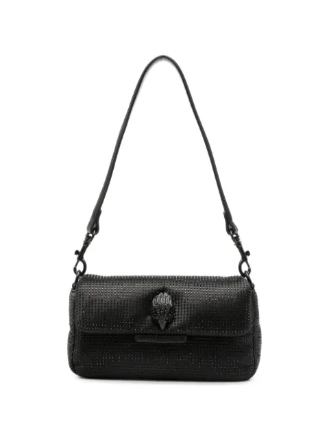 Kurt Geiger London Oxford crystal-embellished shoulder bag Black MINIOXFORD266