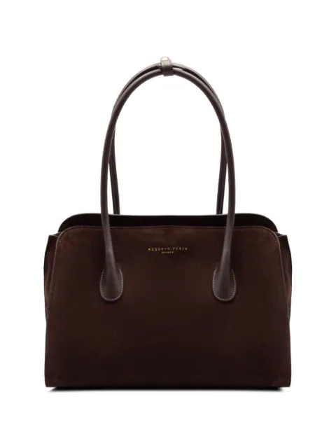 Roberto Festa medium Zeta suede tote bag Brown ZETASOFTYMORO