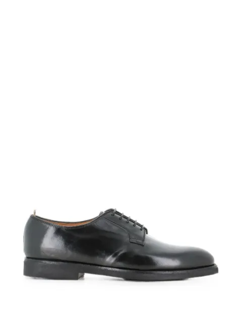 Officine Creative Bariton Flexi 001 polished-finish lace-up derby shoes Black BARITONFLEXI001
