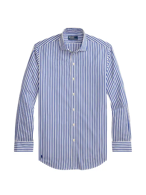 Polo Ralph Lauren classic-fit striped poplin shirt Blue 710980247500