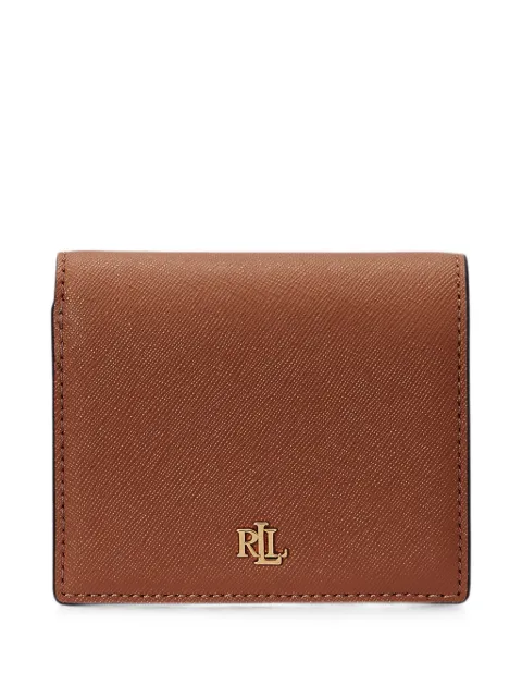 Lauren Ralph Lauren logo-plaque bifold wallet Brown 432962E11